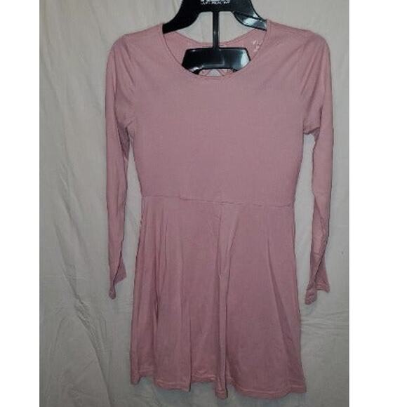 The Children’s Place Girls 2-Pack Pink Long Sleeve Skater Dress Set Size XL (14) - Picture 2 of 7